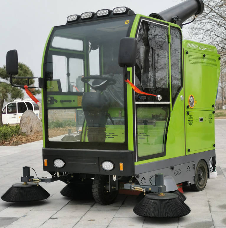 漯河道路清洁广泛应用电动环卫清扫车